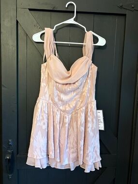 B Darlin Soft Blush Pink Evening Dress